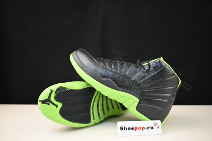 air jordan 12 black/green dr8887-101