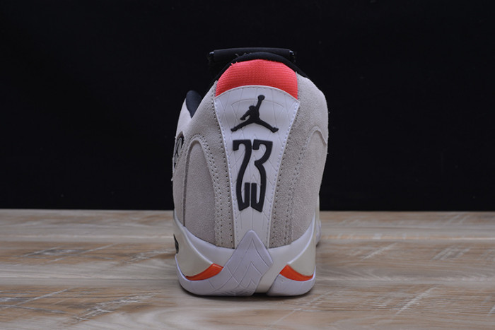 air jordan 14 retro "desert sand" black/ white 487471-021