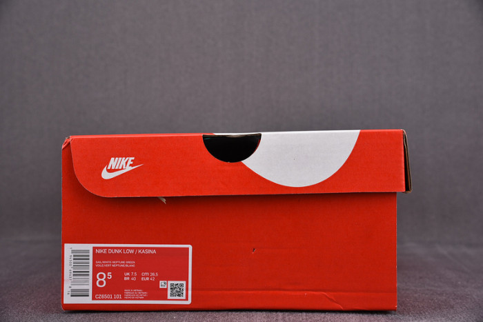 nike dunk low kasina neptune green cz6501-101