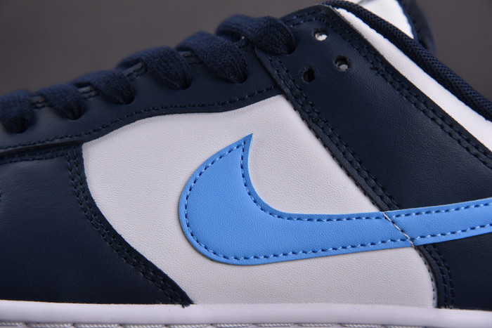 nike dunk low midnight navy university blue fn7800-400