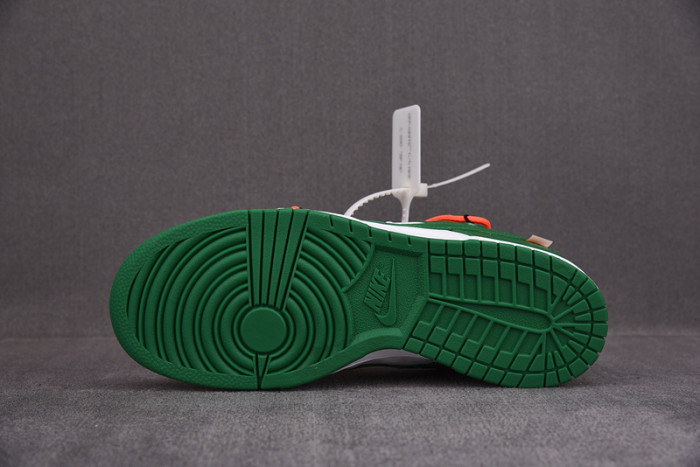 ofw x nike dunk low green white ct0856-100