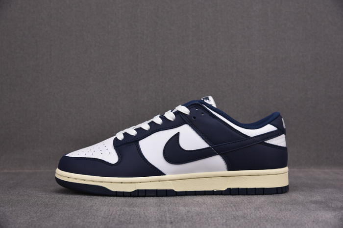 nike dunk low vintage navy dd1503-115