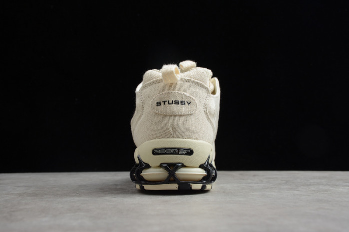 stussy x air zoom spiridon caged "fossil" cq5486-200