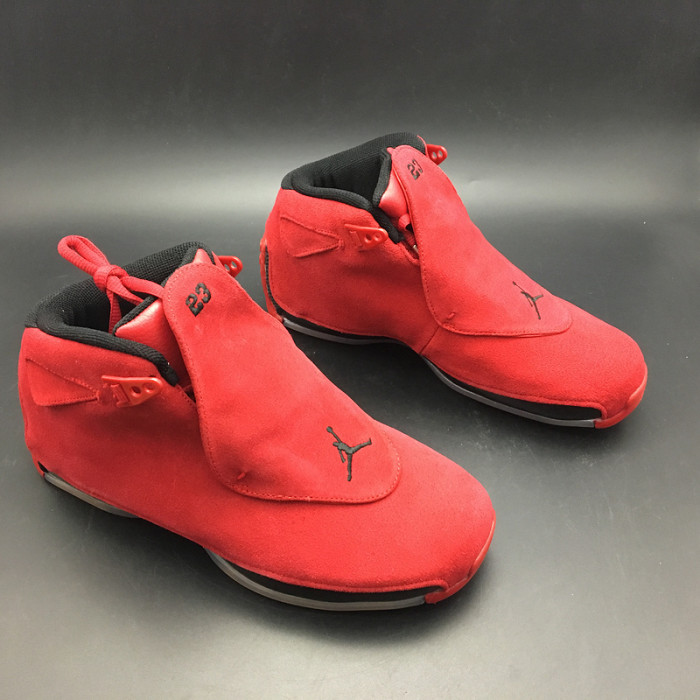 air jordan 18 red suede aa2494-106