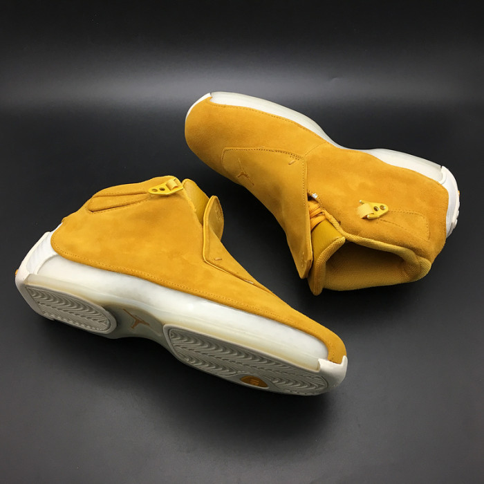 air jordan 18 yellow suede aa2494-701