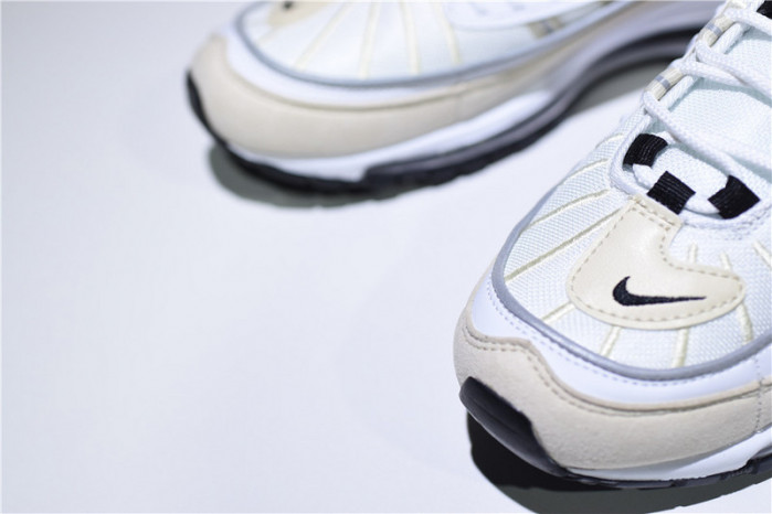 nike air max 98 “fossil” white/black-fossil-reflect silver ah6799-102