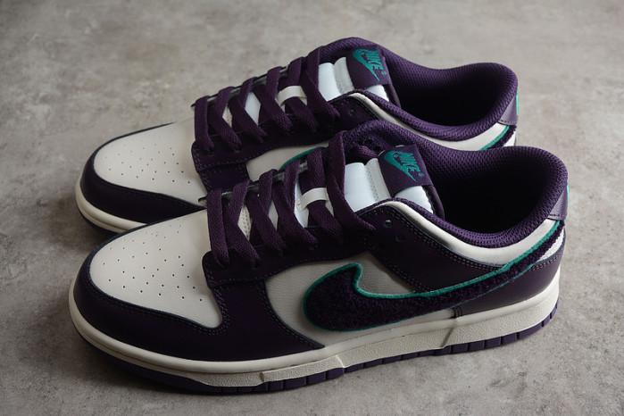 nike dunk low chenille grand purple dq7683-100