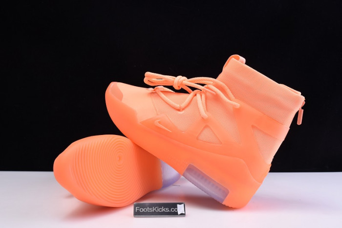 nike air fear of god 1 orange pulse ar4237-800
