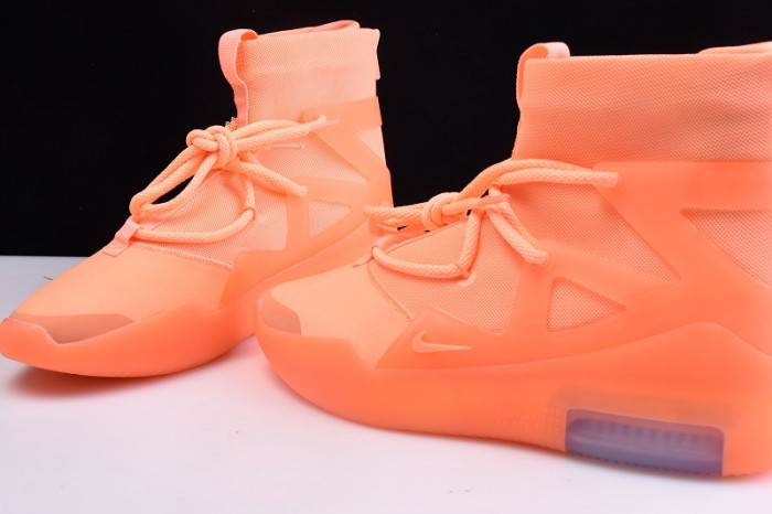 nike air fear of god 1 orange pulse ar4237-800