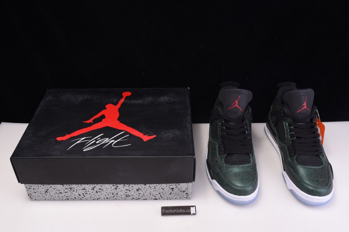 air jordan 4 green laser aj4-1043515