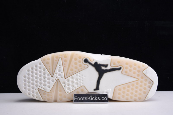 air jordan 6 retro quai54 sail black cz4152-101