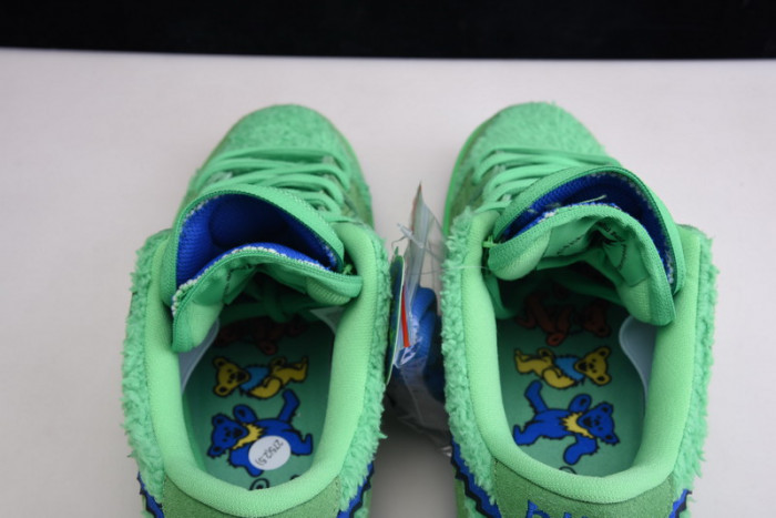 grateful dead x nike sb dunk low“ green bear” cj5378-300