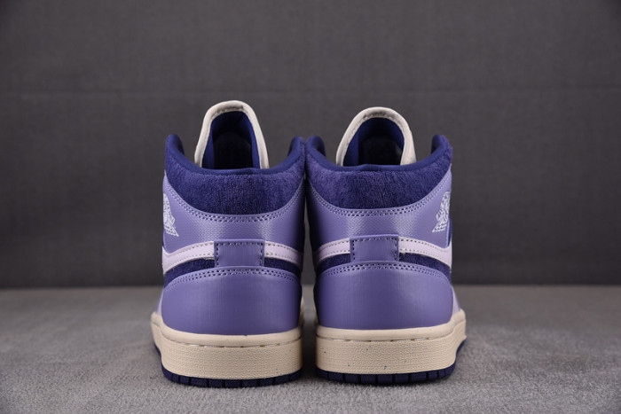 air jordan 1 mid se chenille sky j light purple dz3745-500