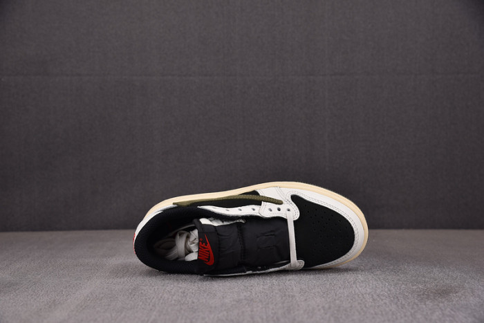 Kids Air Jordan 1 Retro Low OG SP Travis Scott Olive DZ5909-106