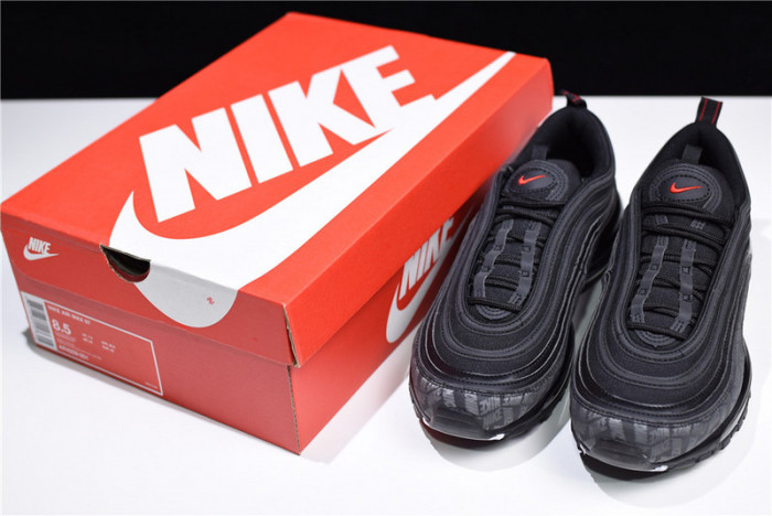 nike air max 97 reflective logos black ar4259-001