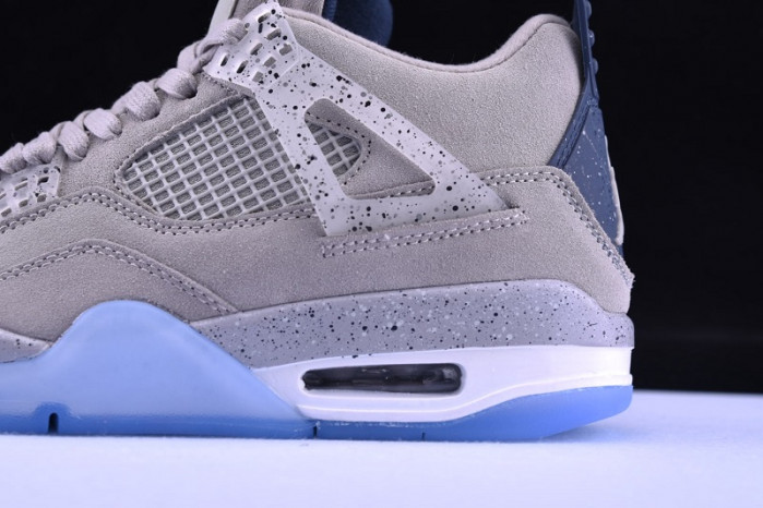 air jordan 4 retro pe grayness / white aj4-1043505