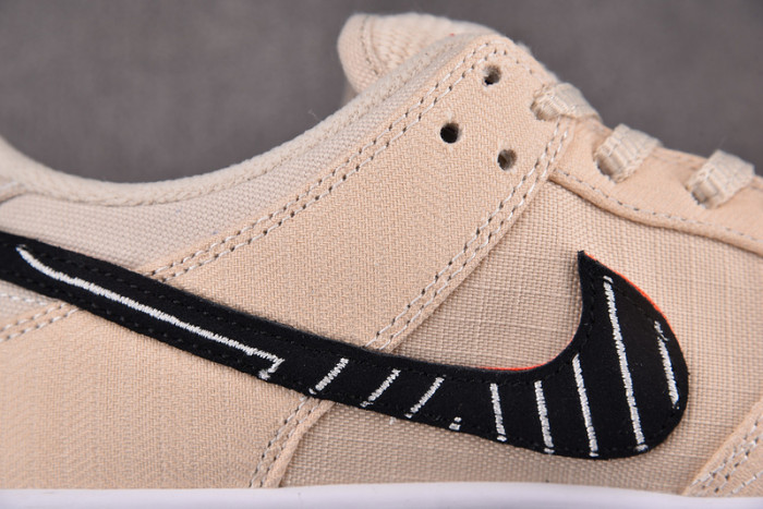 nike sb dunk low albino & preto fd2627-200