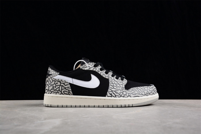 air jordan 1 retro low og black cement cz0790-001