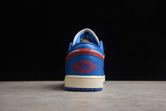 air jordan 1 low sport blue gym red dc0774-416