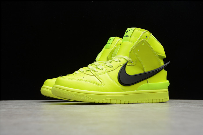 nike dunk high ambush flash lime cu7544-300