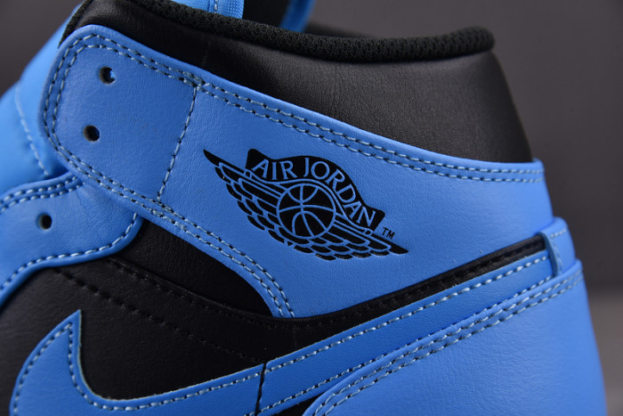 air jordan 1 mid university blue black dq8426-401