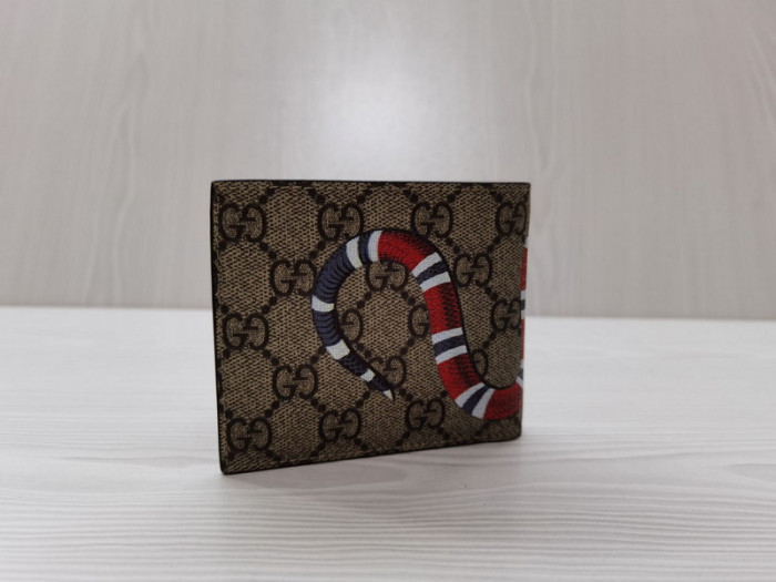 g*u*i snake brown wallets