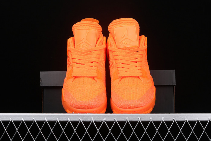 air jordan 4 flyknit orange aq3559-800