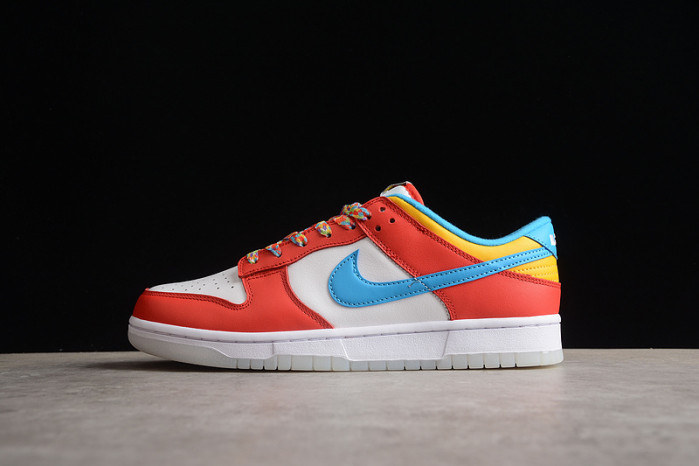 nike dunk low qs lebron james fruity pebbles dh8009-600