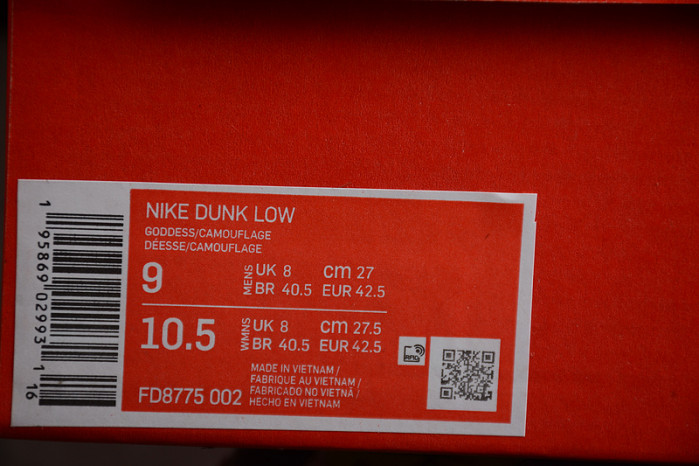 nike sb dunk low san francisco giants fd8775-001