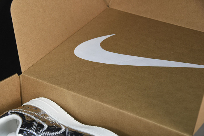 nike low air force 1 x silver