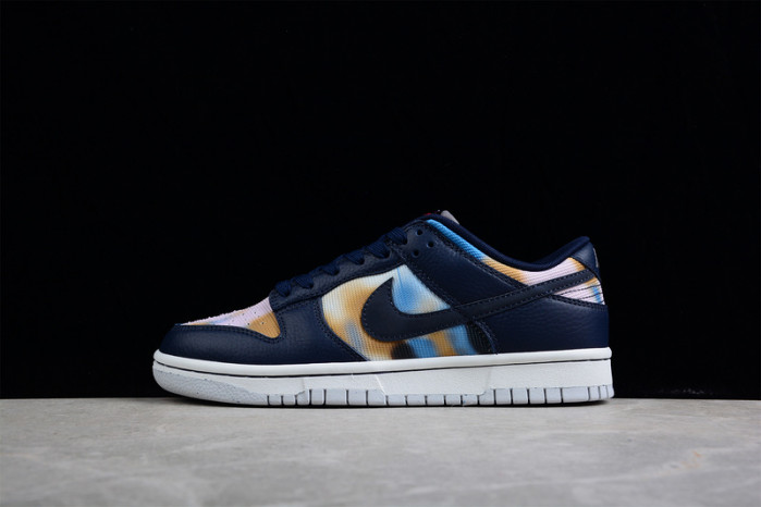 nike dunk low graffiti navy dm0108-400