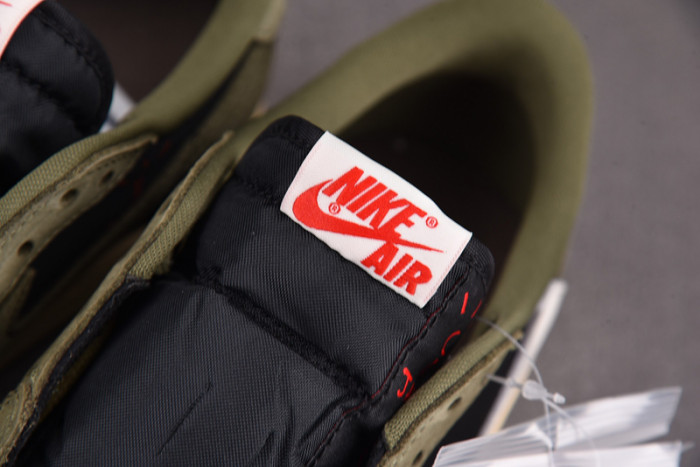 travis scott x air jordan 1 low og “black olive” dm7866-002
