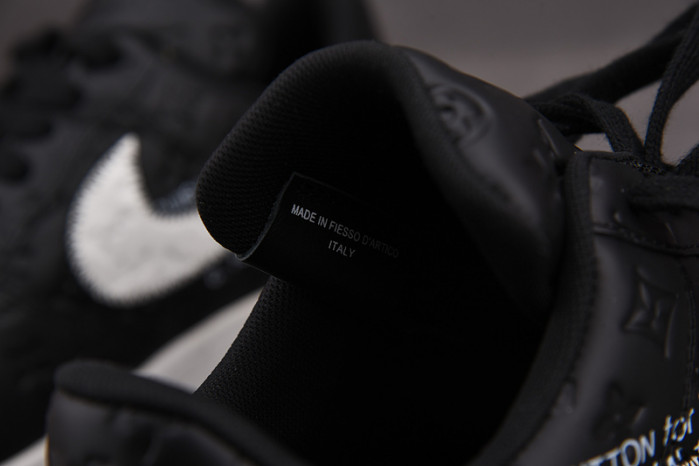 nike low air force 1 x black