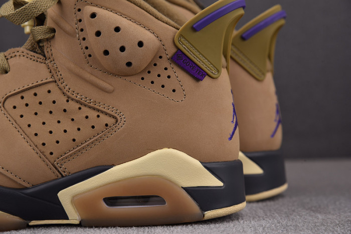 air jordan 6 gore-tex "brown kelp" fd1643-300