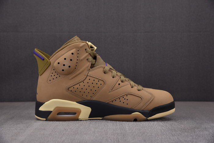air jordan 6 gore-tex "brown kelp" fd1643-300