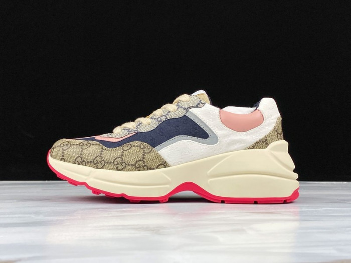 g*u*i rhyton vintage trainer sneaker 576964 drw00 9522