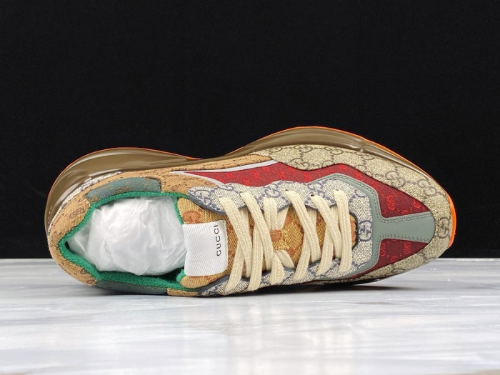 g*u*i rhyton vintage trainer sneaker 576969 drw00 9522