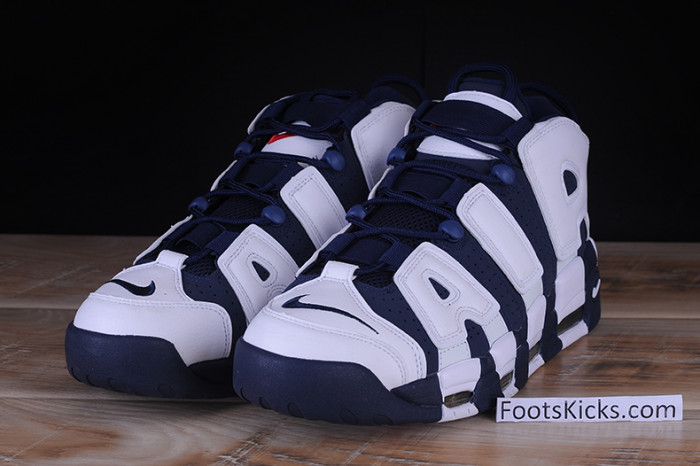 nike air more uptempo “olympic” white/midnight navy 414962-104