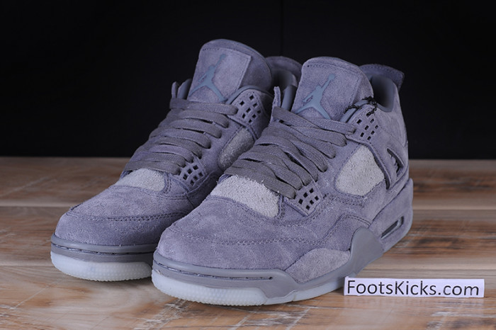 nike air jordan 4 retro kaws cool grey 930155 003